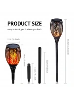 Ledon 12 Ledli Alevli Solar Bahçe Aydınlatma Ld-7002