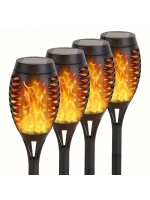 Ledon 12 Ledli Alevli Solar Bahçe Aydınlatma Ld-7002