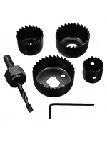 Lenox Lnx-120 ( 6pcs ) Buat Açma Panç Seti ( 32-38-44-54mm & 3/8 Hex & Anahtar )*100