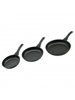 Linka Giz-128 Gizem ( 3pcs ) ( 20-24-28cm ) Granit Döküm Tava Seti ( Kutulu )*1