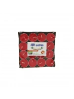 Lotus Lts-tm103 ( 16pcs ) ( Yuvarlak & Kırmızı ) Tea Light Mum*120