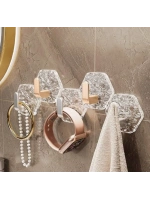 Lüks 5’li Duvar Askısı Banyo Mutfak İçin Havlu  Askılık