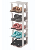 Luxury Shoe Rack Om-0910-1023-0282 ( 5 Katlı ) ( Beyaz ) Blanche Lüks Ayakkabılık*8