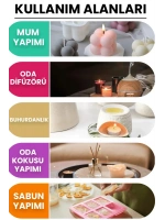 Esansiyel Uçucu Koku Yağı Difüzör Esansı Buhurdanlık Yağı Aromaterapi Yağı 10ml