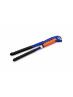 Man ( 1 Parmak ) Maşalı Çelik Boru Anahtarı ( Silikon Kaplı Ergonomik Sap & 90°c Burun )*36