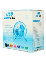 Masaüstü Metal Mini Fan Vantilatör Usb Girişli 20 Cm Çap