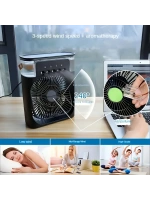 Masaüstü Mini Su Ve Buz Hazneli Buhar Püskürtmeli 3in1 Vantilatör Fan