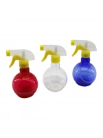 Maxel Y-279 ( 350ml ) ( Renkli Şeffaf Tombul & Plastik ) Boş Sprey Püskürtücü Şişe *100