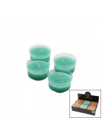 Maximum Max-2312 ( 4pcs ) ( Şeffaf Pvc Kap ) ( Yuvarlak ) ( Renkli & Kokulu ) Mum*18x8
