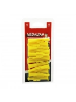 Medalyan Dl-86 ( 8mm ) ( Roket ) Dübel Sarı ( 12pcs )*12x9