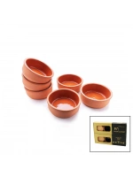 Mesa Clayart ( 6pcs ) ( Kutulu ) Mini Kapaksız Güveç Kabı ( Çap: 9.8cm & Derinlik: 3cm )*12=k