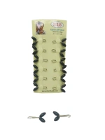 Mls Eşarp ( Siyah ) ( 12pcs Kart ) Başörtü & Şal Klipsi*1000