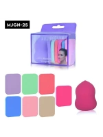Mujgan Mjgn-25 ( 8pcs ) ( Dilimli ) Renkli Makyaj Süngeri Seti*12x60