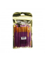 Mujgan Mjgn-39m ( Mor ) ( 20pcs ) Makyaj Fırça Set*12x30
