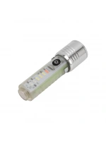 Multıfunctıonal Mını Flashlıght Zj-089 Şarjlı & Zoomlu El Fener*240 Q9
