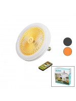 Neno ( Pervaneli ) (3 Renk Ledli) (kumandalı & Vantilatör) Lamba Ampul ( Oynar Başlı Duy ) (çap:15cm) ( 6500lumen & 3200k )*24