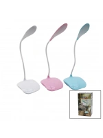Nerox Nrx-0873 (2ın1=şarjlı & Pilli) (18ledli) Masa Lambası (oynar Baş &dokunmatik Aç Kapa & 3 Kademe Işık)*72