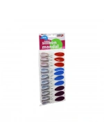 Nerox Nrx-1139 ( 10pcs ) ( Beyaz & Renkli Tutamak ) Silikon & Plastik Mandal*12x6