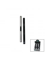 Nerox Nrx-404b ( Siyah & Gri ) ( Kalem Modeli ) Mutfak Çakmak ( İtmeli Ateşleme )*30x6