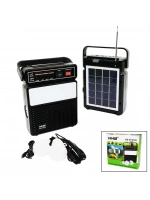 Nns Ns-2730ls ( 3ın1 & Solar) ( 2in1 Dik Model El Feneri & Radyo & Mp3) Bluetooth & Usb/ Tf Port & 2pcs Ampul Kablolu & Powerbank*30 Q9