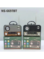Nns Ns-6697bt Taşınabilir Bluetooth Nostaljik Radyo