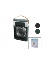 Nova Aır Cooler Fan (hava Nemlendirme & Fan & Gece Lambası) (masa Üstü) Ultrasonik Vantilatör (360°)(usb Şarj) (3kdm Hız)*30
