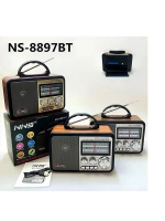 Nns Ns-8897 Orta Boy Retro, Nostaljik, Ahşap Tasarım Radyo