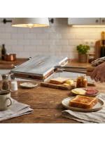Nur Işıklar ( İçi Teflon ) El Tost Makinesi*25