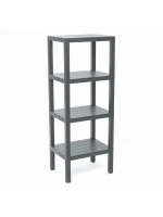 Ombeg Om-0220-2115 ( 4 ( Düz ) Raflı & Gri ) Modüler Ünite Plastik*6