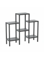 Ombeg Om-1108-0150 ( 6 ( Düz ) Raflı & Gri ) Modüler Ünite Plastik*4