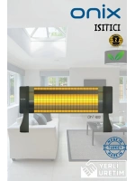 Onix Masa Altı Elektrikli Isıtıcı Soba 1500 Watt