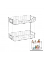 Organizers Org-06 Layer ( 2 Katlı ) (şeffaf Mika Kristal Pls.) Çok Amaçlı Organizer ( 30x17cm - D: 3-6cm )*12