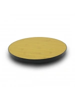 Pablıto Home Pbt-069 ( Yuvarlak=30cm ) ( 360° Döner Tablalı ) ( Ahşap Mdf ) Sunum Tepsisi & Mini Sofra ( Kenar Kaplamalı )*12=k
