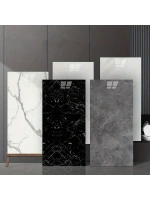 Pablıto Home Pbt-170 ( 4pcs ) ( Düz & Köpük Panel ) ( Mix Mermer Desen ) Yapışkanlı Duvar Kağıt ( 30x60cm )*60=k