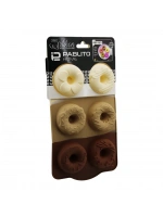 Pablıto Home Pbt-187 (donut Şekil) (6lı = Mix Model) ( Mini ) (silikon) Muffin Kek Kalıp ( Askılıklı )*12x20
