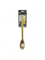 Pablıto Home Pbt-207 ( 30.7cm ) ( Silikon ) ( Makarna Servis Kaşık ) ( Ahşap Bambu Sap )*24x6
