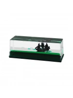 Pablıto Pbt-257 ( Yeşil Su & Gemi ) ( Dikdörtgen Mika ) Yüzen Batmayan Gemi ( Dekoratif Biblo Akvaryum ) ( 15x5x5.2cm )*48