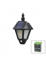 Panther Pt-2981 ( 2pcs ) (solar & Güneş Enerjili) Duvar Lambası (cob Led) (sensörlü= 3 Mod Fonksiyon) (bahçe-balkon-sokak)*50