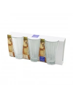Paşabahçe Nessıe-520025 ( 3pcs ) Üçlü Cam Meşrubat Bardak*6=k