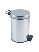 Pedallı-706 ( 3lt ) Krom Metal Çöp Kovası 706*8