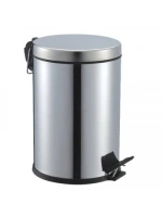 Pedallı-707 ( 5lt ) Krom Metal Çöp Kovası 707*8