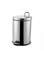 Pedallı-708 ( 12lt ) Krom Metal Çöp Kovası 708*6