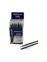 Pensan Büro ( Siyah ) Tükenmez Kalem ( M-medium & 1.0mm Uç )*50x40