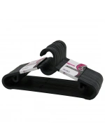Pihome Pi-540 ( 40pcs ) ( More Slim ) ( Siyah Plastik ) Elbise Askısı*12=k