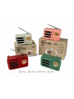 Platoon PL-4708 Bluetooth 5.3 Mini Metal Retro Radyo