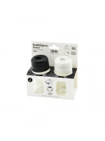 Qlux C-00201 ( 2 Pcs ) ( Cam ) Tuzluk & Baharatlık Set ( Plastik Kapak= 3 Sitil Döküm )*24=k