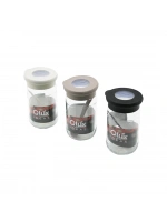 Qlux C-00344 Flat ( Cam ) ( Baharatlık & Pls.kaşıklı ) (370ml) (kapak=renkli Silikon Kenar & Şeffaf Pvc Göbek)*20=k
