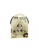 Qlux L-00902 ( 3pcs ) Puppy Askı ( Şeffaf Askı ) ( Yapışkanlı Montaj )*60