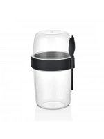 Qlux L-00977 Bomonti Yoğurt Kabı ( 2 Bölmeli = 300+600ml )*24=k