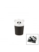 Qlux L-00988 Panda ( Mini ) Masa Üstü Çöp Kovası ( Ofis & Çocuk Odası & Makyaj Vb.)*18=k